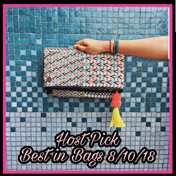 Summer Holiday Foldover Clutch - Picture 1 of 6